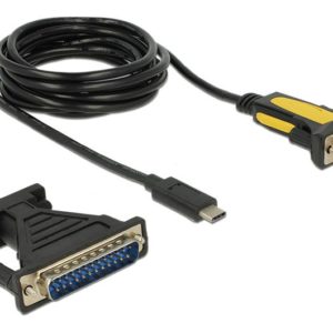 J31G21 - DELOCK Adapter USB Type-C – série RS232 1,8m [62905]