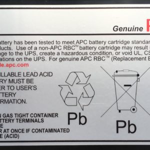 RBC132 - APC Batterie de remplacement 132 [APCRBC132]