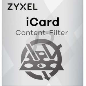 ZYX-3322 - ZyXEL iCard CF pour ZyWALL USG 200 (3322) - Licence service filtrage de contenu 1 an